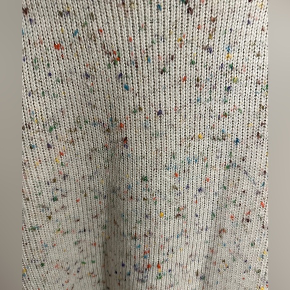 SHEIN Cream Colourful Popcorn Knit Drop Shoulder Sweater Size 8/10 Women’s - Picture 7 of 11